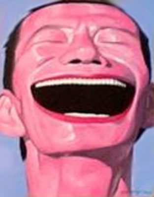 Yue Minjun Head Portrait-1